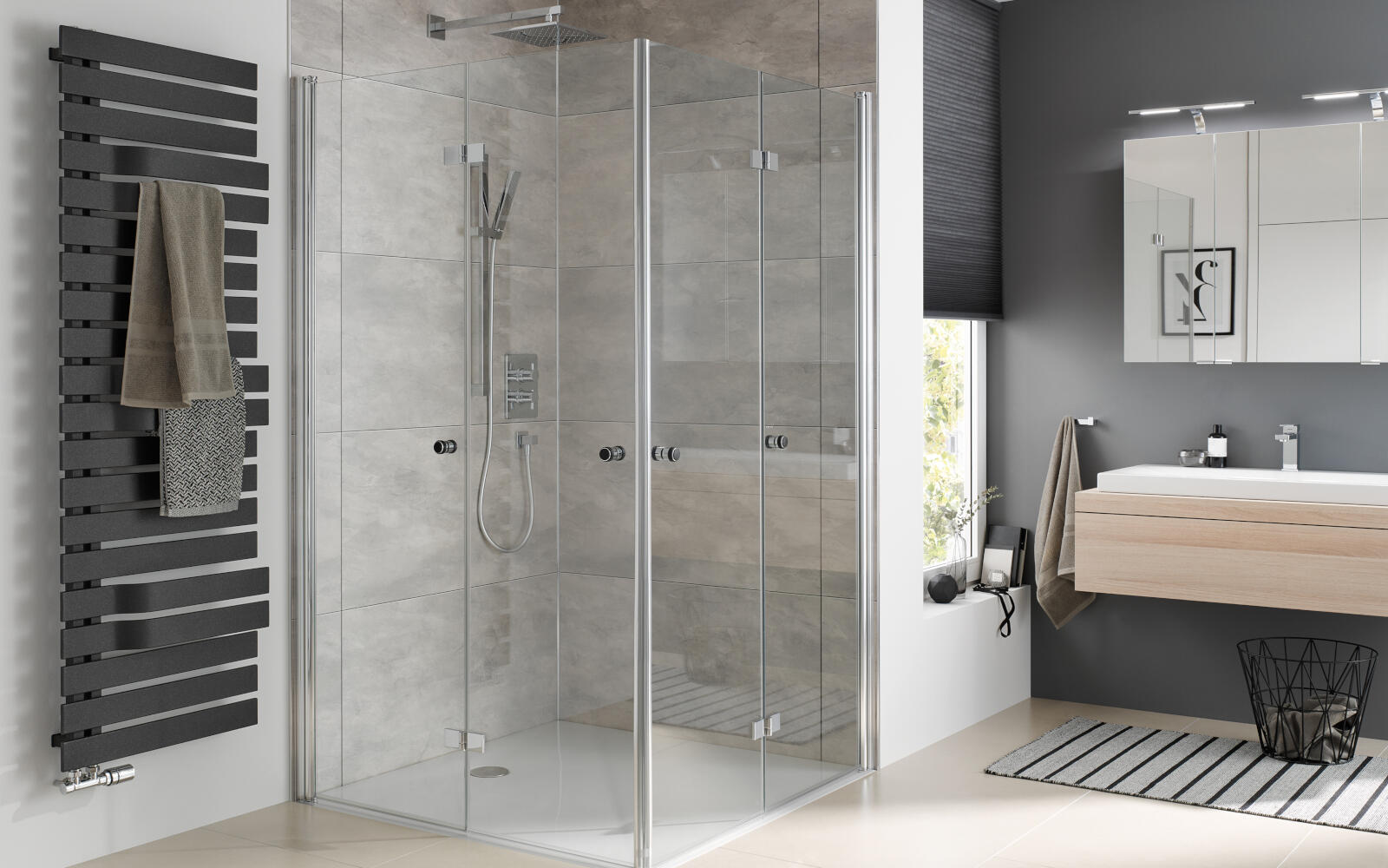 Drehfalttüren der Serie Atelier Plan von HSK