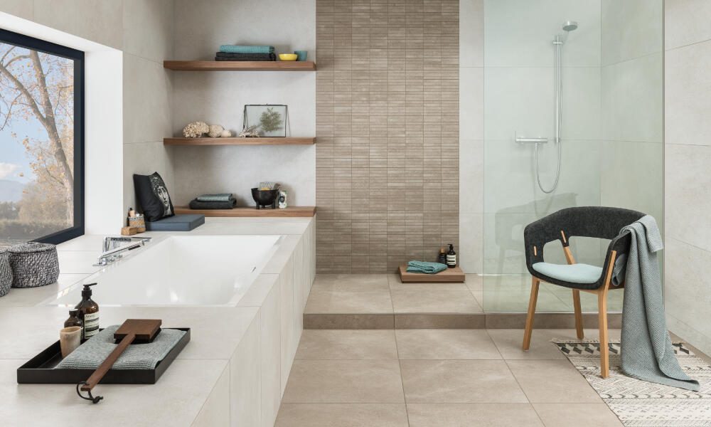 Naturstein im Badezimmer