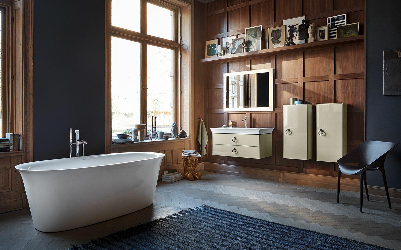 Badezimmerausstattung mit White Tulip von Duravit