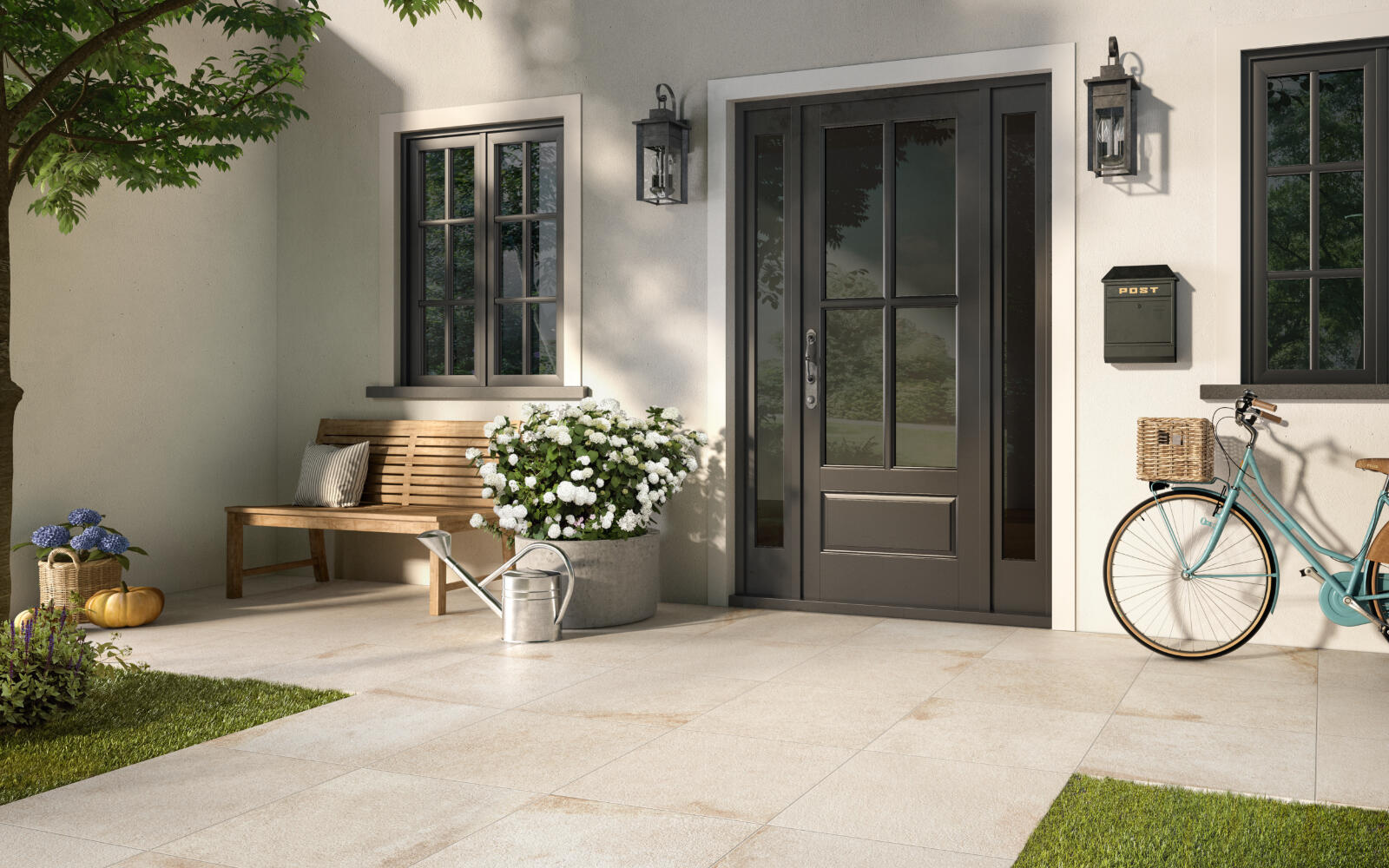 Eingangsbereich mit Fliesen